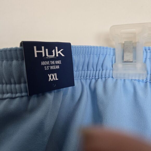 HUK Fishing Pursuit Volley Swim Shorts Men XXL Blue 5.5" InseamSOLD ON EB - Picture 4 of 13